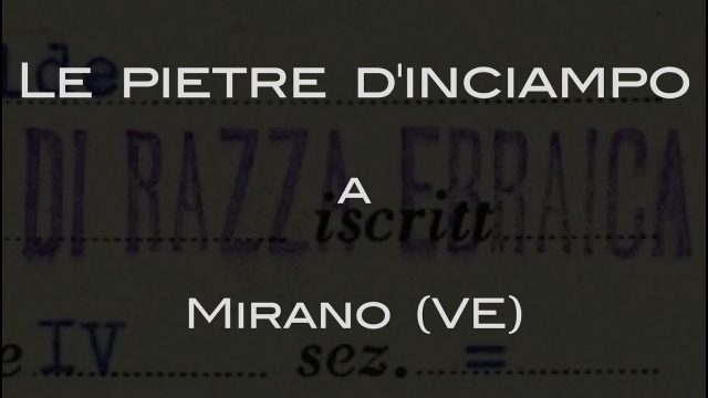 Giorno della Memoria 2021 – La Memoria va insegnata: Il docufilm realizzato dagli alunni e dalle insegnanti del plesso A. Manzoni di Ballò (VE)