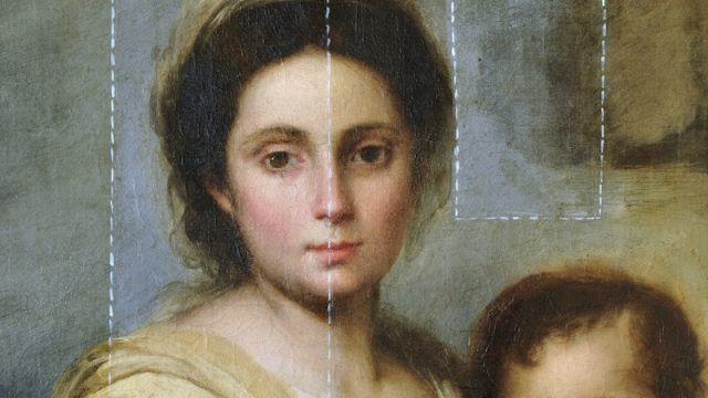 Gallerie Nazionali di Arte Antica: I primi risultati del restauro della Madonna del latte di Murillo rivelano la presenza di un altro dipinto
