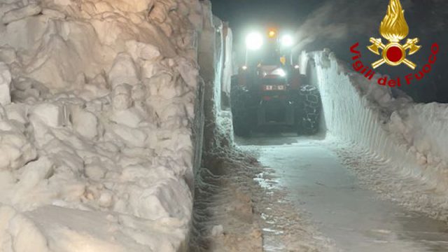 Vigili del Fuoco – Monte Grappa Loc. Forcelletto (VI), Aggiornamento delle ore 21:00 Slavina al Rifugio Bassano