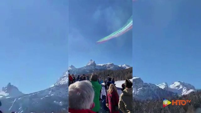 Cortina 2021 – Campionati del Mondo di sci alpino, Le Frecce Tricolori dopo 40 anni tornano a volare su Cortina d’Ampezzo