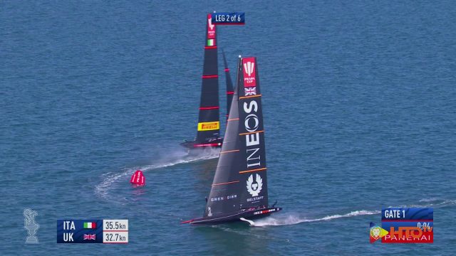 36^ America’s Cup – Luna Rossa-Ineos 7-1 –  Luna Rossa Vince la PRADA Cup va in finale contro i neozelandesi