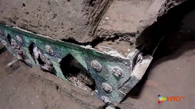 MiBACT – Pompei (NA), Dagli scavi di Civita Giuliana emerge un carro cerimoniale a quattro ruote