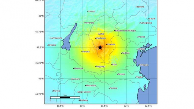 Vigili del Fuoco – Vicenza, PROGETTO ARMONIA: SismAr-VI9 – Simulazione di un evento sismico con epicentro a Montecchio Maggiore
