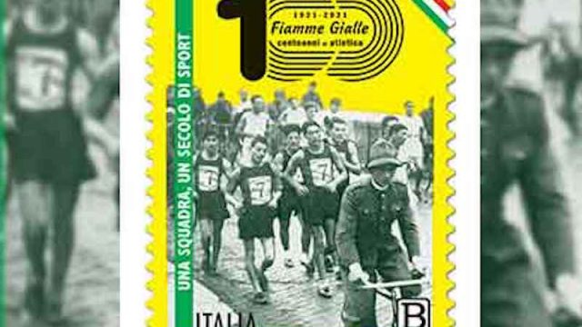 Filatelia – Emissione francobollo Settore atletica leggera delle Fiamme Gialle della Guardia di Finanza
