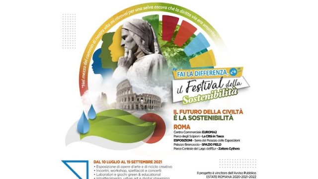 Dal 10 luglio al 19 settembre a Roma torna Fai la Differenza, c’è… Il Festival della Sostenibilità