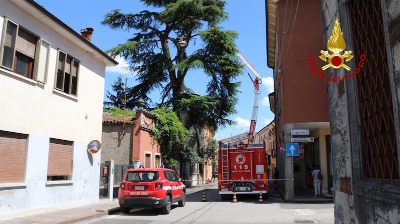Vigili del Fuoco – Montecchio Maggiore (VI), Interventi per la forte ondata di maltempo che ha flagellato la Provincia di Vicenza