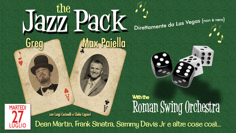 Il 27 Luglio Greg e Max Paiella in “The Jazz Pack” alla sesta edizione di Ostia Antica Festival “Il Mito e il Sogno”
