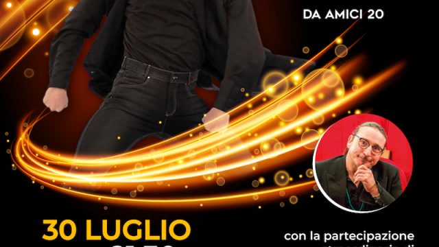 Prezza(AQ): il 30 luglio l’evento “Incontro col talento” con Tommaso Stanzani di Amici