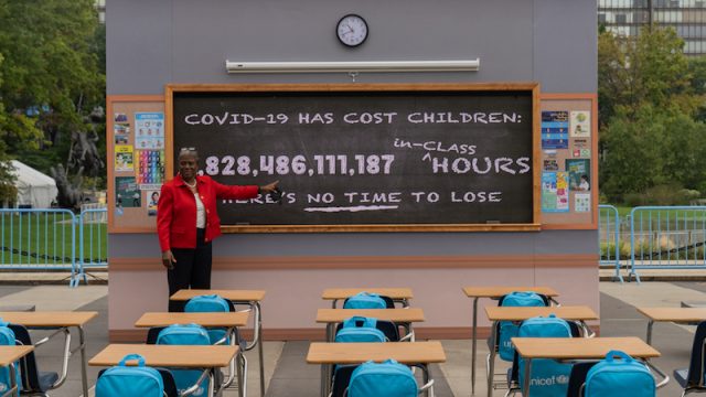 UNICEF/COVID-19: I bambini nel mondo hanno perso 1,8 trilioni di ore di scuola in presenza per il lockdown dovuti alla pandemia