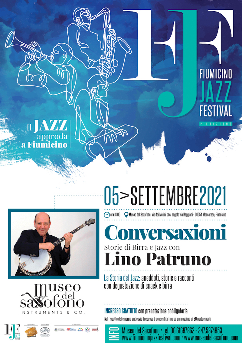 FIUMICINO JAZZ FESTIVAL: Birrificio agricolo Podere 676, Michael Rosen Harmonic Quartet, Attilio Berni Sax&Sex (10-11-12 settembre)