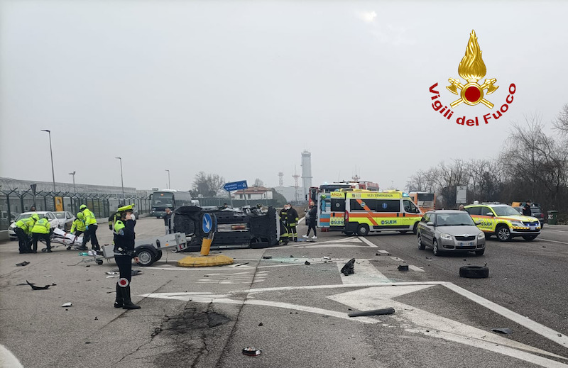 Favaro Veneto Loc. Ca Noghera: Grave incidente stradale in Via Triestina all’altezza del Casinò di Venezia