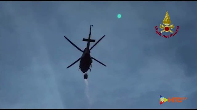 Vasta serie di incendi boschivi sta interessando la provincia di Vicenza