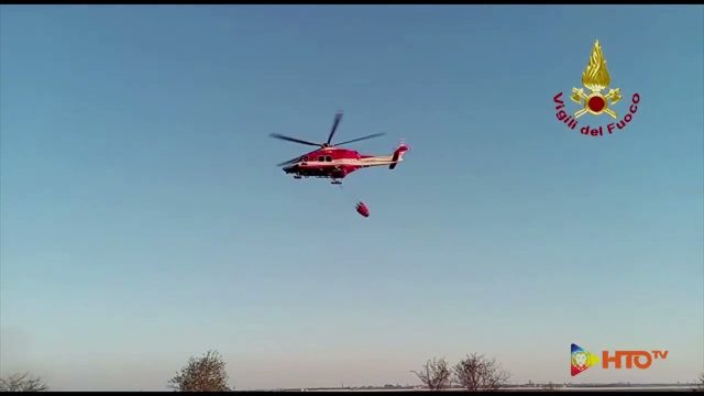 Campalto (VE) – Vasto incendio di sterpaglie in prossimità dall’aeroporto Marco Polo