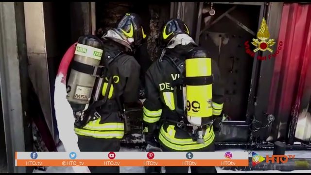 Camisano Vicentino (VI) – Incendio alla Cereal Doks a causa dello scoppio di una caldaia per la produzione di energia elettrica