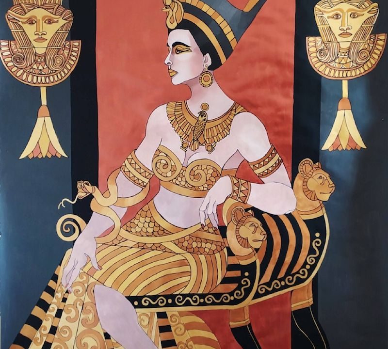 Prorogata fino al 20 maggio la mostra Cleopatra “il mito” di Mirella Ventura presso l’Accademia d’Egitto a Roma