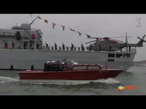 Venezia – Il Presidente Mattarella al giuramento solenne degli allievi in occasione del 60° anniversario di fondazione della Scuola Navale Militare “Francesco Morosini”