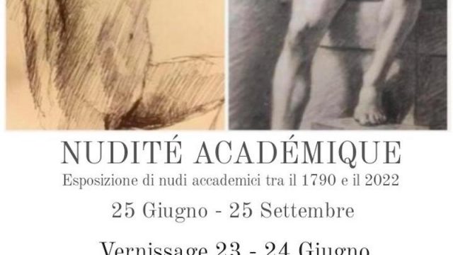 “Nudité Académique”:  esposizione di nudi accademici tra il 1790 e il 2022 Roberto Di Costanzo e Galerie Giulia Antiquités dal 23 giugno al 25 settembre 2022