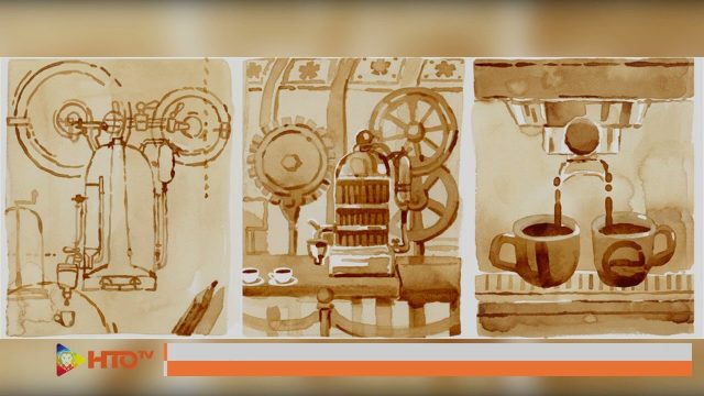 Il doodle di Google per il 171° compleanno di Angelo Moriondo inventore della macchina per fare il caffè espresso