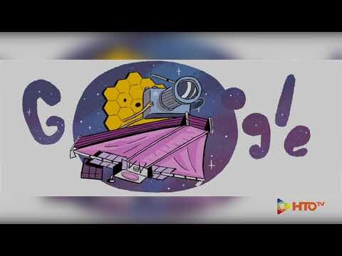 Doodle di Google per celebrare la prima foto del telescopio spaziale James Webb della NASA