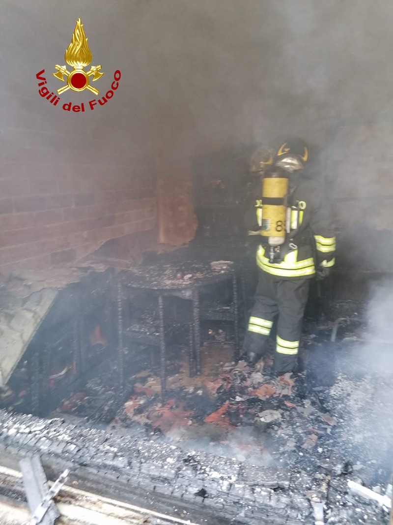 Vicenza – Incendio al piano terra di una casa di 4 appartamenti in Via Ziggiotti: Ingenti i danni causati dal fumo e dal calore
