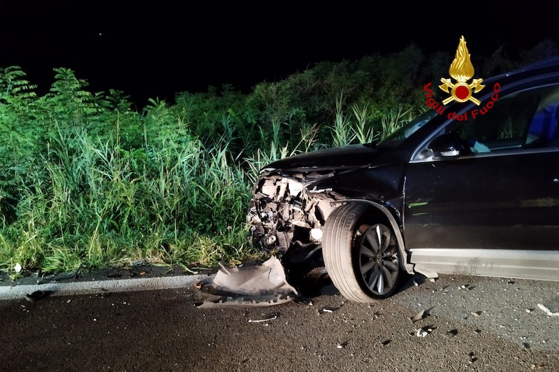 Chioggia (VE) – Incidente tra 2 auto sulla SP7 via Rebosola: Ferita una persona