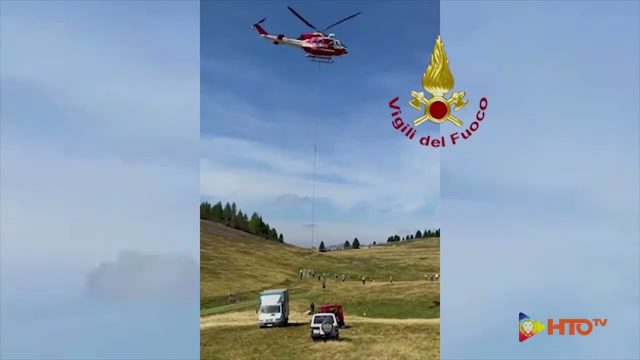 Gallio Loc. Malga Campo Mandriolo (VI) – Spettacolare salvataggio di una mucca caduta in uno stretto crepaccio