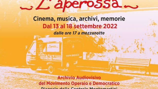 L’APEROSSA: Il programma della rassegna AAMOD sulla cultura d’archivio – Centrale Montemartini, dal 13 al 18 settembre