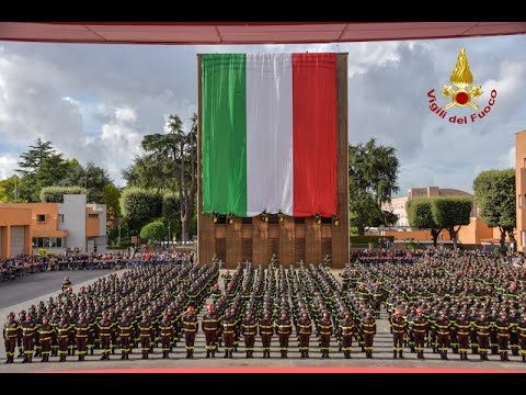 Roma – Cerimonia di Giuramento dei 665 allievi Vigili del fuoco del 92° corso e dei 4 Vice direttori del 13° corso alle Scuole Centrali Antincendio di Roma Capannelle