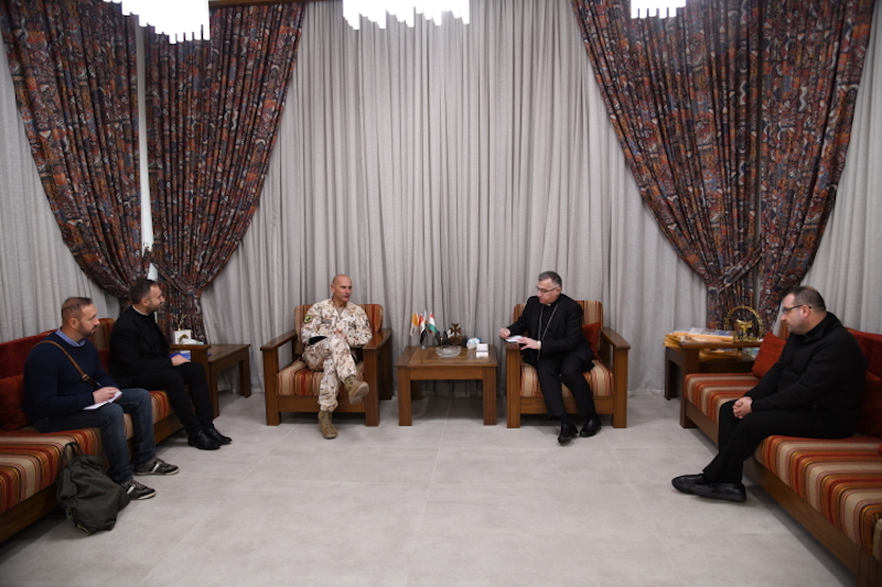 IRAQ – Il Comandante dell’ITNCC L visita l’Arcivescovado di Erbil