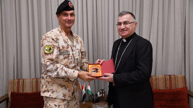 IRAQ – Il Comandante dell’ITNCC L visita l’Arcivescovado di Erbil