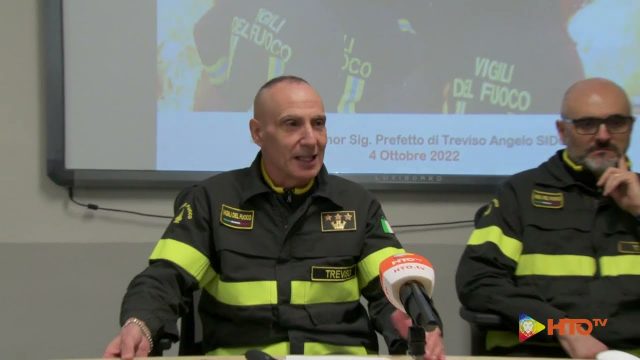 Treviso – Comando Provinciale dei Vigili del Fuoco: Conferenza stampa di fine anno del Comandante Provinciale Arch. Giuseppe Costa