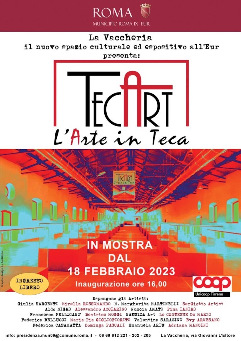 Slideshow de “TecArt, l’arte in teca” – Dalle stalle alle stelle ovvero, come una vecchia vaccheria può diventare uno egli spazi espositivi più interessanti di Roma
