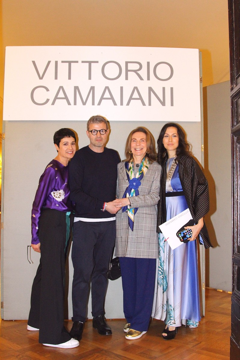 Vittorio Camaiani omaggia la città di San Benedetto del Tronto per la sfilata alla Galleria del Cardinale Colonna