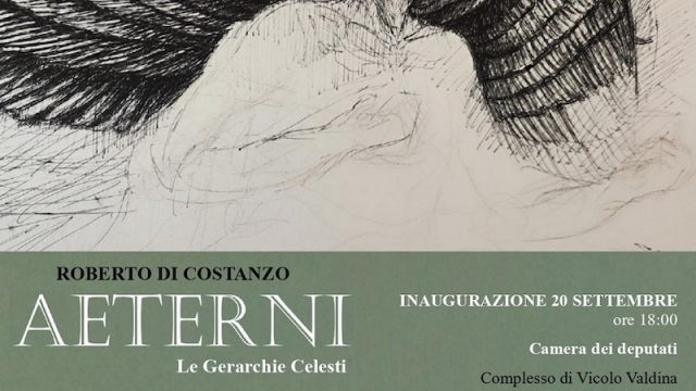 Roberto Di Costanzo: Aeterni – Le gerarchie celesti, a cura di Cornelia Bujin dal 21 al 29 settembre 2023 Palazzo Valdina