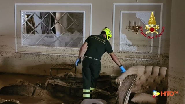 Derna (LY) – Alluvione Libia: Primo giorno di lavoro per i soccorritori dei VVF