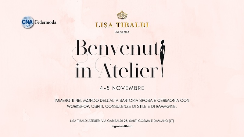 Lisa Tibaldi unica eccellenza del Lazio a Benvenuti in Atelier – Il 4 e 5 Novembre Lisa Tibaldi Atelier a Santi Cosma e Damiano (LT)