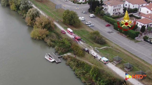 Adria (RO) – Salvata dai Vigili del fuoco una donna caduta nelle acque del Canalbianco