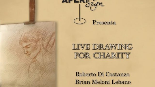 Roberto Di Costanzo Live Drawing for Charity al Thesign il 14 dicembre dalle ore 18.30