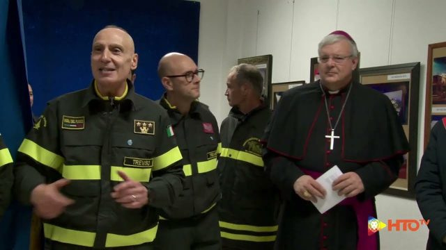 Treviso – Inaugurazione del Presepe dei Vigili del fuoco del Comando Provinciale di via Santa Barbara