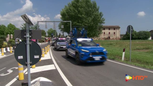 Mirano Loc. Ballò (VE) – Passaggio dei ciclisti per la 18a tappa del Giro-E – San Biagio di Callalta – Padova