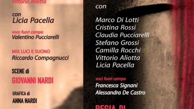 Il male di vivere – Dramma in due atti per la regia di Valentino Pucciarelli: Questa sera la prima al Piccolo Teatro San Paolo