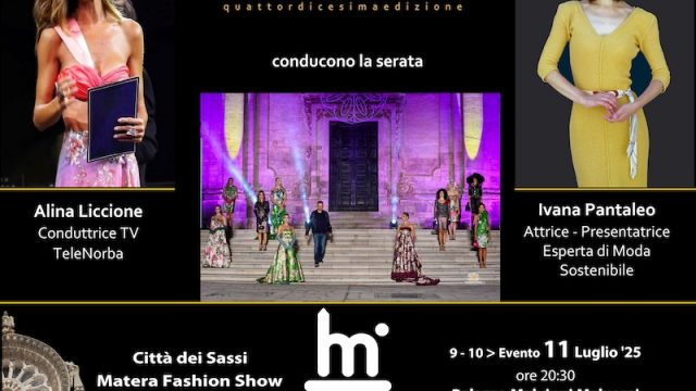 Premio Moda ‘Città dei Sassi’: Giovani talenti internazionali e l’arte del ModArt Exhibition celebrano la creatività globale a Matera, 11–13 luglio 2025 – Palazzo Malvinni Malvezzi