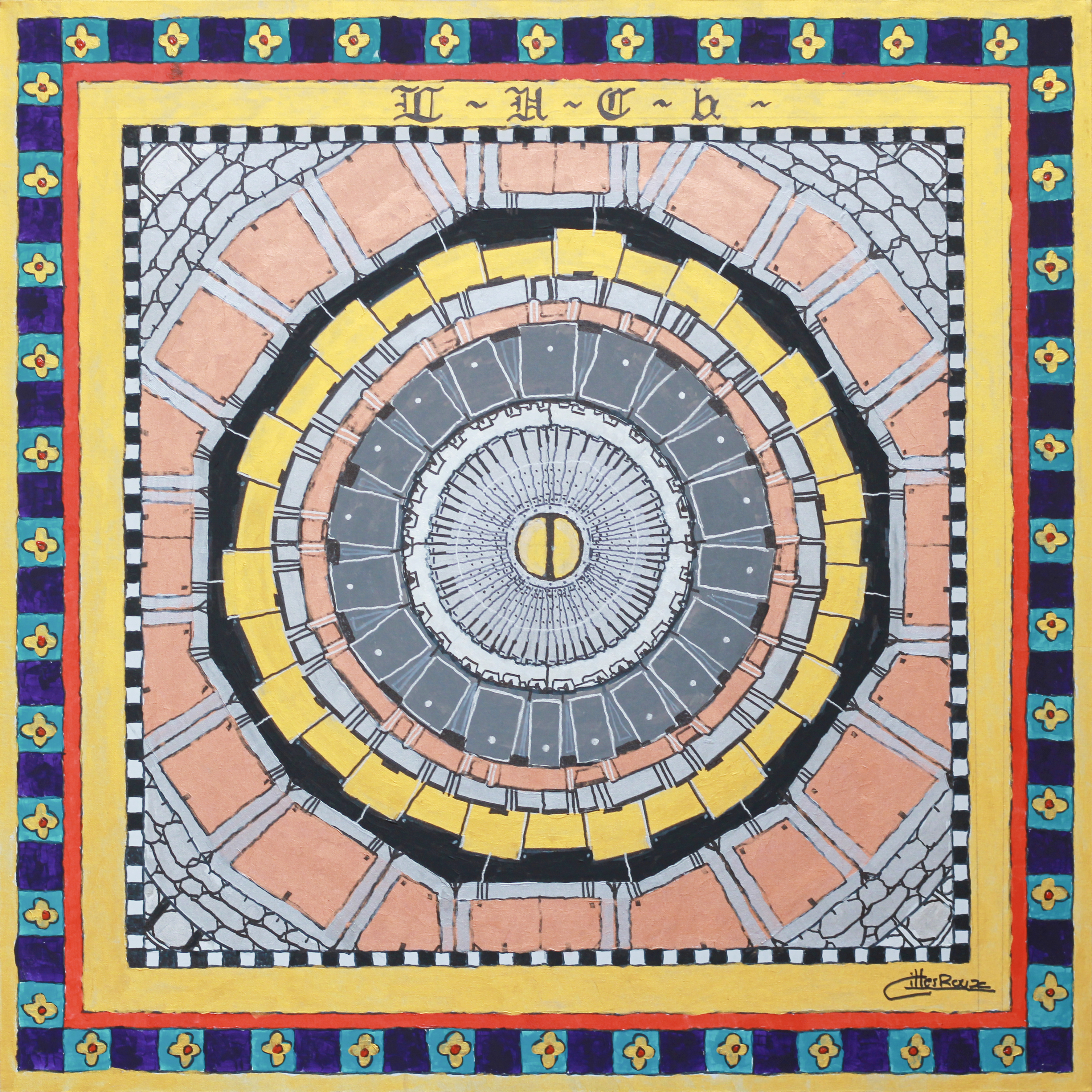 LHC LATUM HADRONUM COLLISTRUM Ovvero quando la Fisica Quantistica incontra l’Arte Medievale: Inaugura domani 23 ottobre e resterà in mostra fino al 22 novembre la mostra personale di GILLES GEORGE ROUX – StudioLab 138 – Pavona di Castelgandolfo (RM)